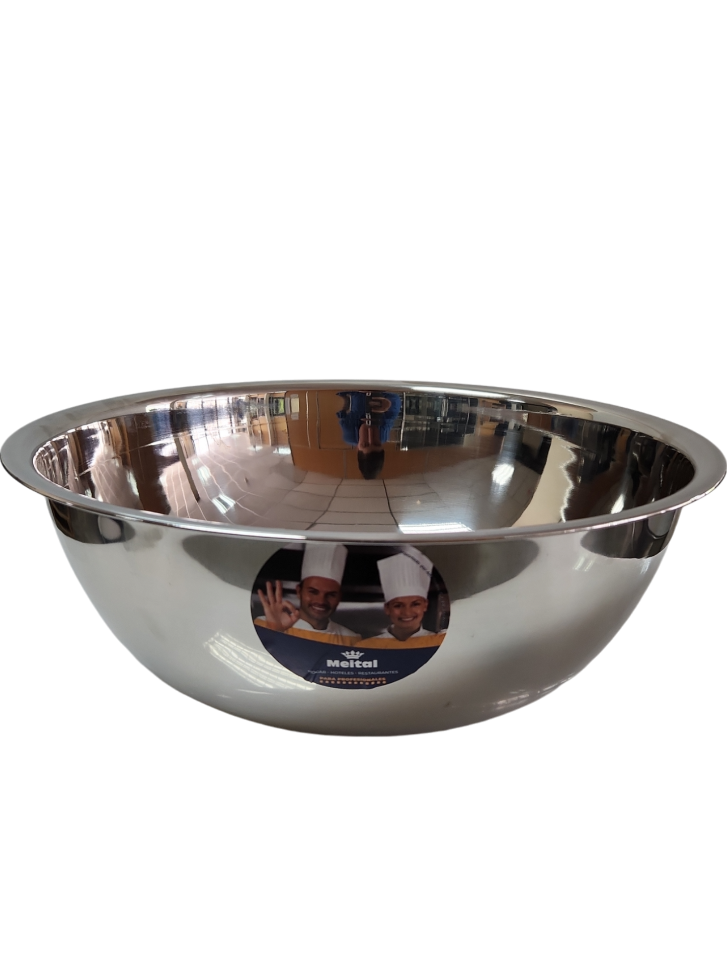 BOWL ACERO INOXIDABLE 38CMX13,5