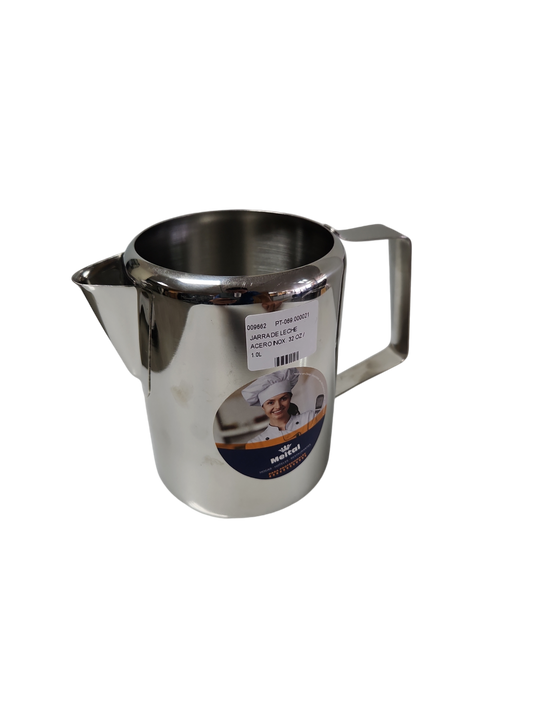 JARRA DE LECHE ACERO INOX. 32 OZ / 1.0L