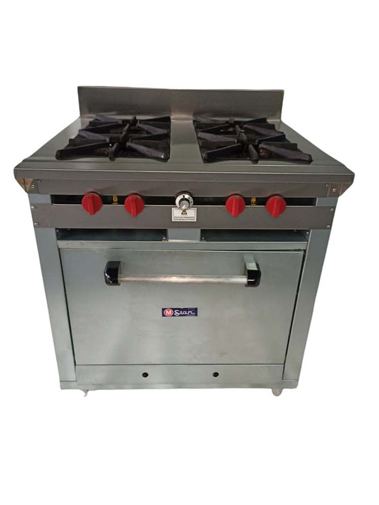 Cocina a gas 4 Hornillas Hondas y Horno